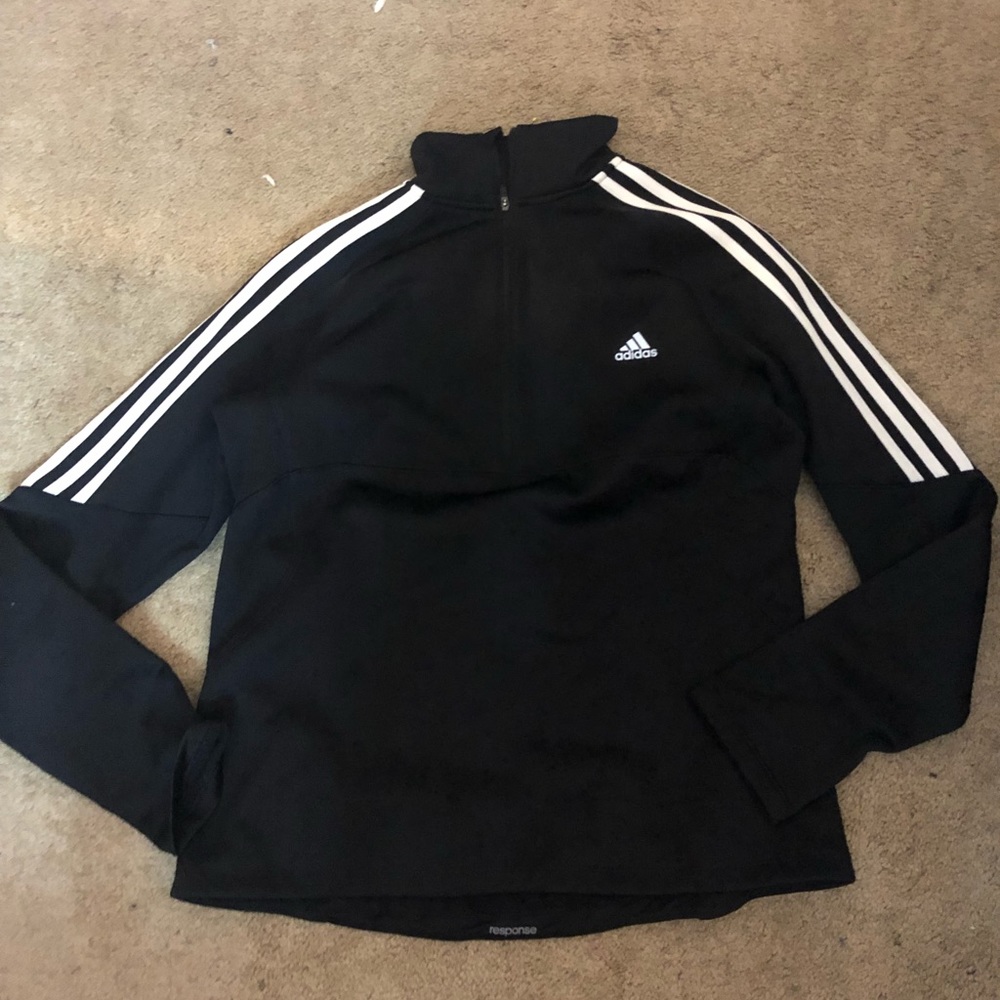 Adidas 1/2 zip mid chest